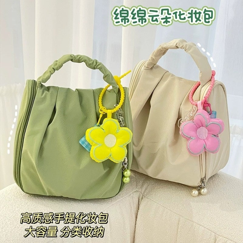 Ins Same Style Clouds Cosmetic Bag New Style Internet Celebrity Storage Bag Advanced Sense Large Capacity Handbag Travel Wash Bag - Image 2